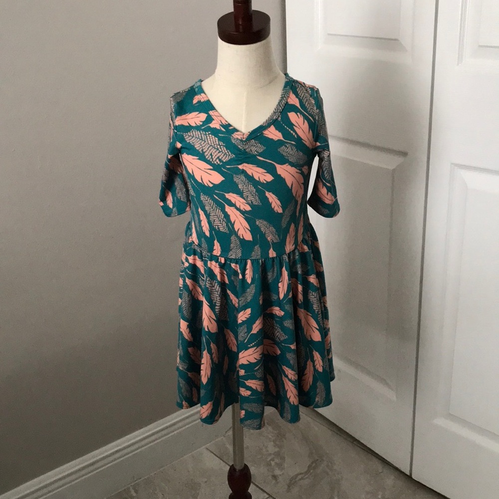 DOT DOT SMILE Girls Twirl Print Dress | 3-4